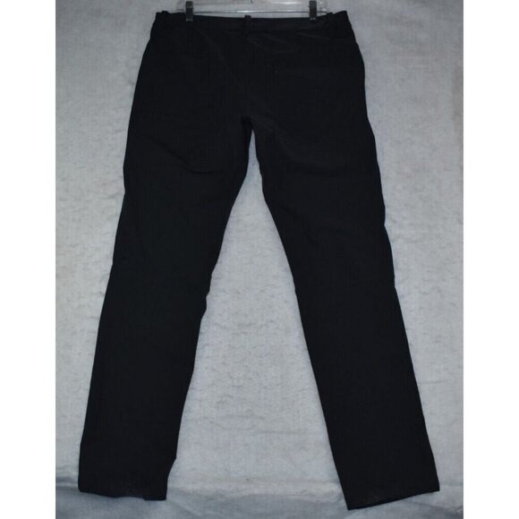 Lululemon Athletica ABC Slim Fit Men's Pants 36x33 Gray Straight Old Model - Picture 12 of 16